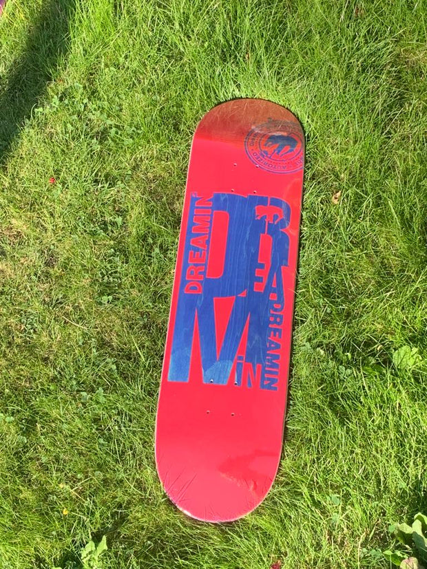 the logo red and blue 8.5 inch